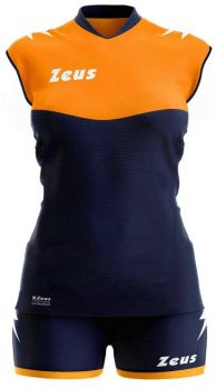 Zeus Damen Trikot-Set Sara blau-orange