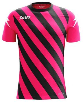 Zeus Trikot-Set Zip pink-schwarz