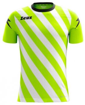 Zeus Trikot-Set Zip neongelb-weiß