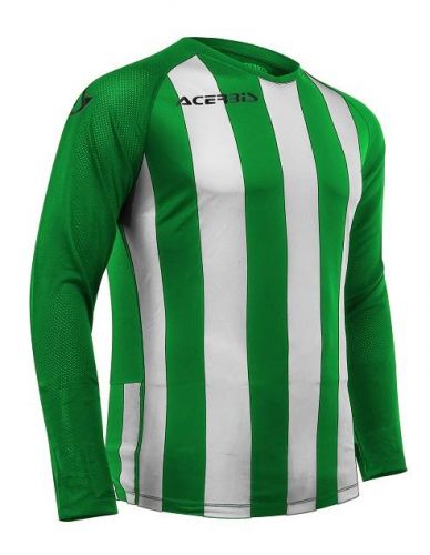 Acerbis Langarmtrikot Johan grün-weiß gestreift