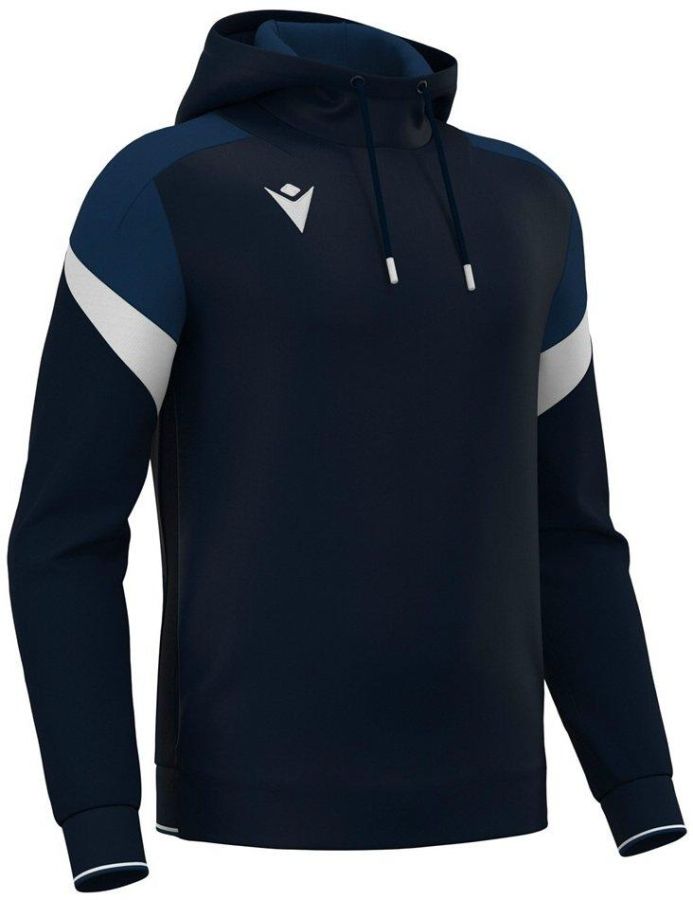 Macron Hoody Alchemist dunkelblau-weiß