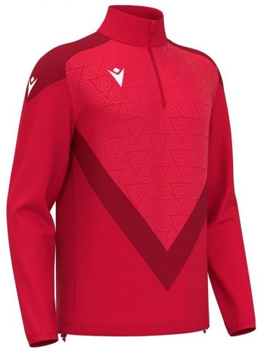 Macron 1/4-Zip Top Anduin rot