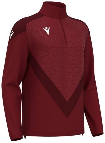Macron 1/4-Zip Top Anduin weinrot