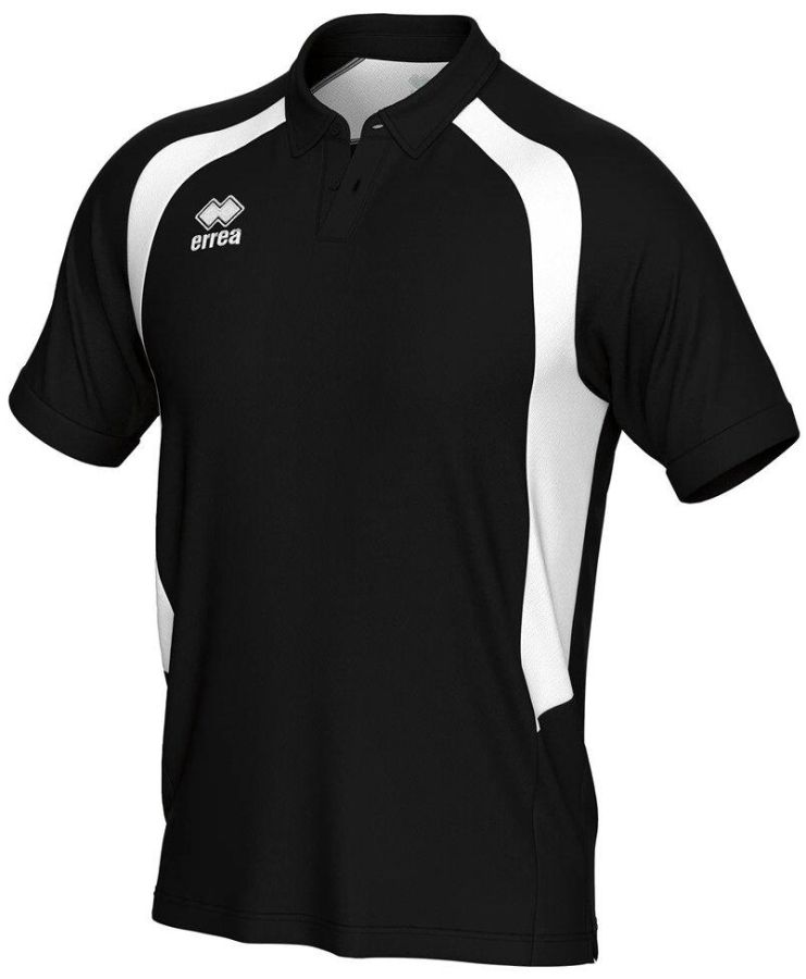 Errea Poloshirt Arco schwarz-weiß