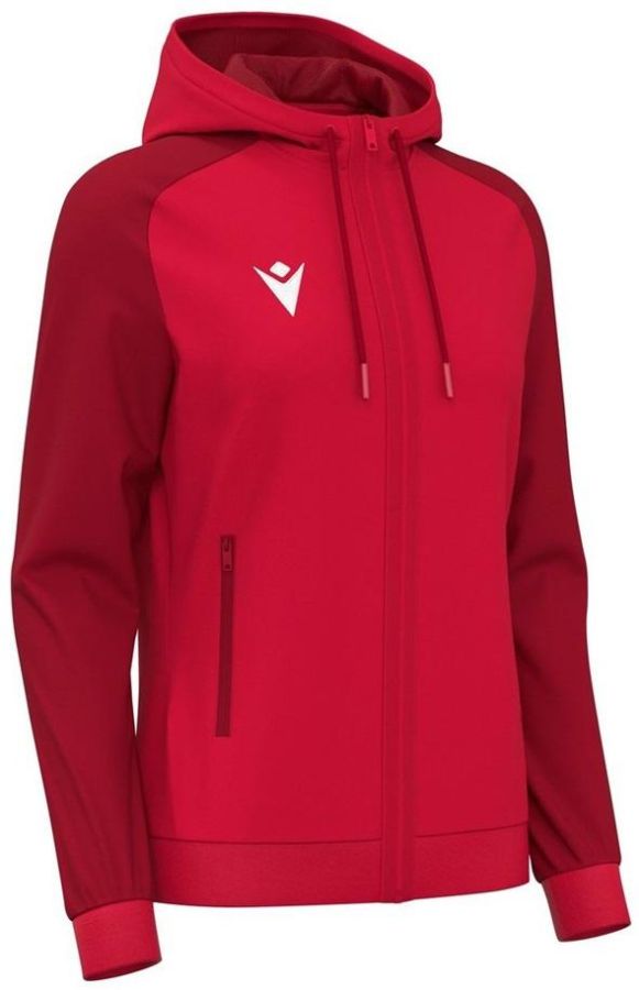 Macron Damen Kapuzenjacke Atlas rot