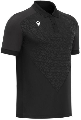 Macron Polshirt Baldwin schwarz