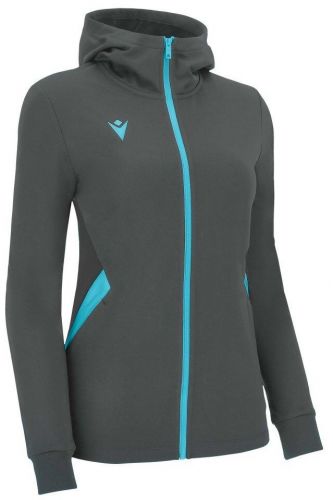 Macron damen Kapuzenjacke Bastet anthrazit-skyblau