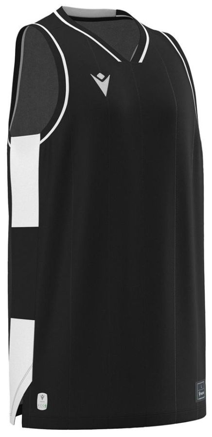 Macron Basketballshirt Carbon schwarz-weiß