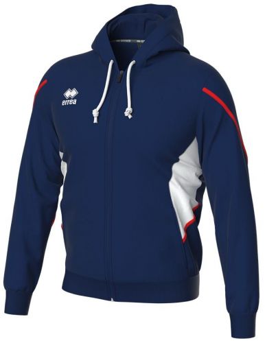 Errea Kapuzenjacke Clancy blau-rot-weiß