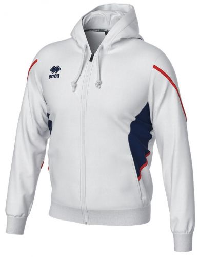 Errea Hoodie Clancy weiß-blau-rot