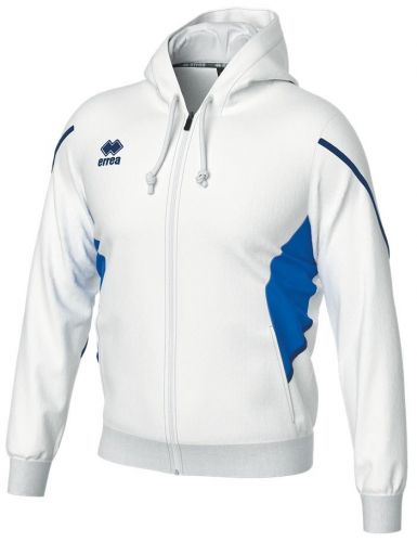 Errea Kapuzenjacke Clancy weiß-blau