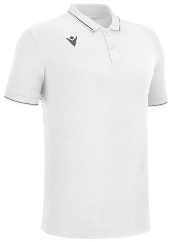 Macron Poloshirt Comedy weiß