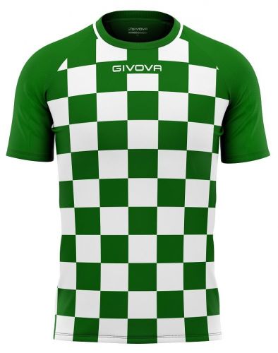 Givova Trikot Dama grün weiß kariert
