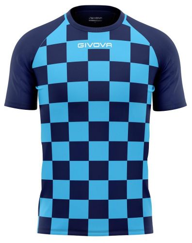 Givova Trikot Dama blau-hellblau kaariert