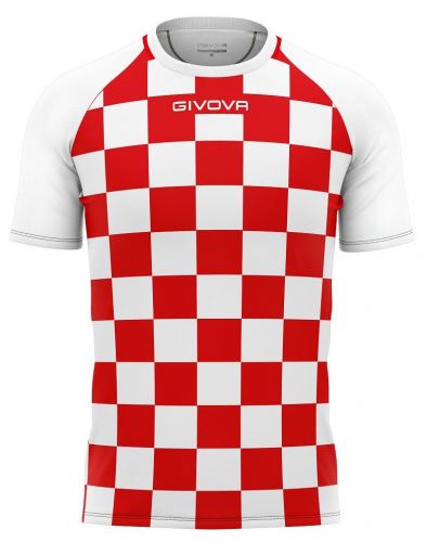 Givova Trikot Dama rot-weiß kariert