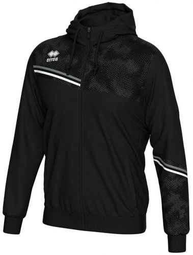 Errea Kapuzenjacke Eber schwarz-weiß