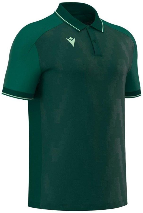 Macron Poloshirt Echoes dunkelgrün-mintgrün