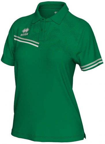 Errea Damen Poloshirt Eden grün-weiß