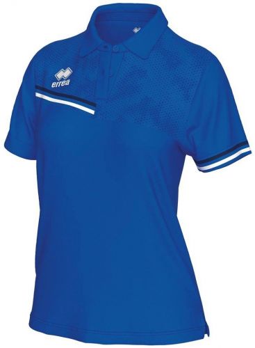 Errea Damen Poloshirt Eden blau-weiß