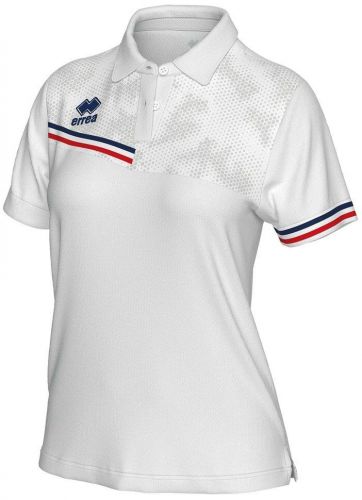Errea Damen Poloshirt Eden weiß-rot-blau