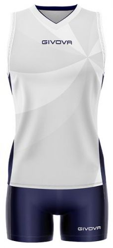 Givova Damen Volleyball Trikot Elica weiß-blau