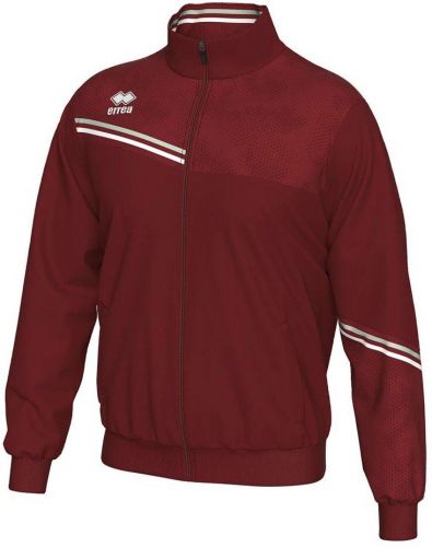 Errea Trainingsjacke Elton weinrot-weiß