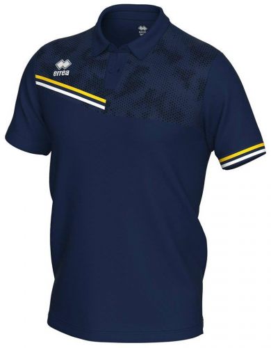Errea Poloshirt Emir blau-gelb-weiß