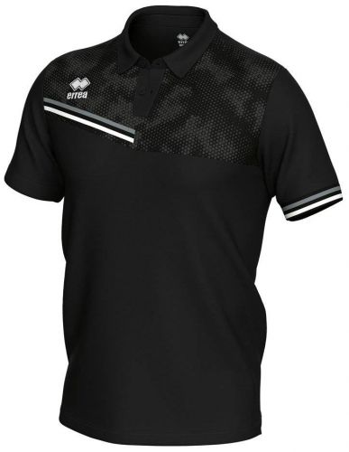 Errea Poloshirt Emir schwarz-weiß