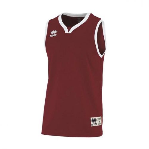 Errea Basketball Shirt California weinrot-weiß