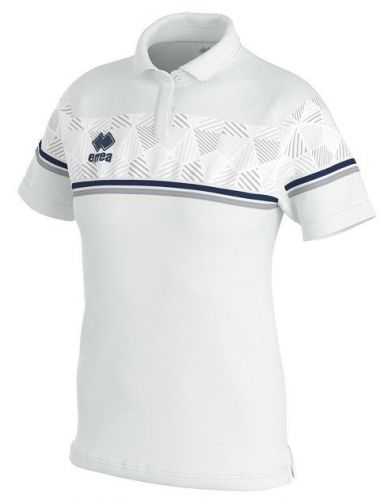 Errea Damen Poloshirt Darya weiß-blau-grau