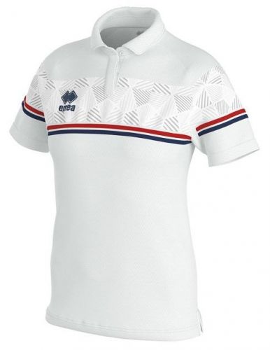 Errea Damen Poloshirt Darya weiß-rot-blau
