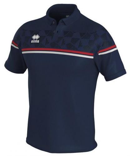 Errea Damen Poloshirt Dominic blau-rot-weiß