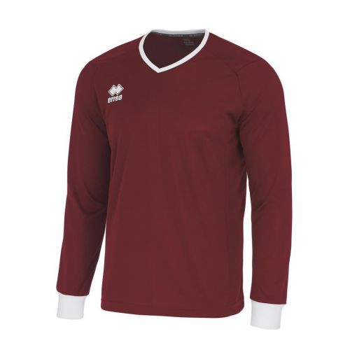 Errea Langarmtrikot Lennox weinrot-weiß