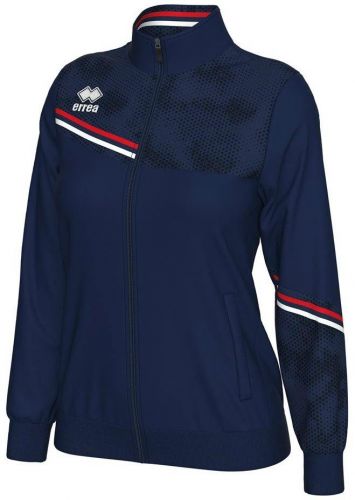 Errea Damen Freitzeitjacke Estella blau-rot-weiß