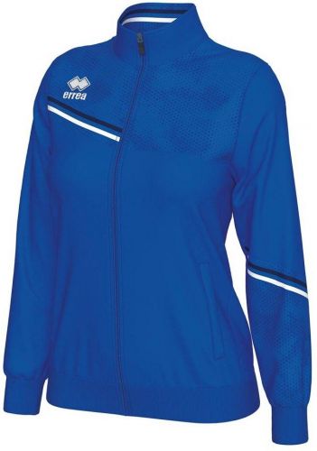 Errea Damen Freitzeitjacke Estella blau-weiß