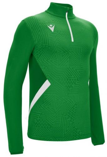 Macron 1/4-Zip Fraser grün-weiß