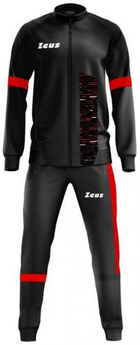 Zeus Trainingsanzug Glitch schwarz-rot