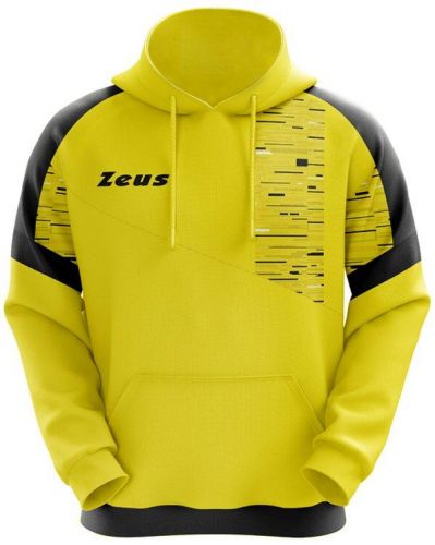 Zeus Kapuzensweatshirt Glitch gelb-schwarz