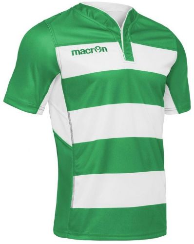 Macron Rugby Trikot Idmon grün-weiß gestreift