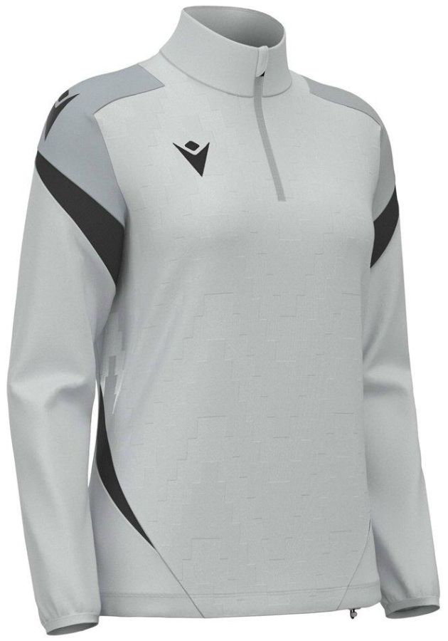 Macron Damen 1/4-Zip Leona grau-anthrazit
