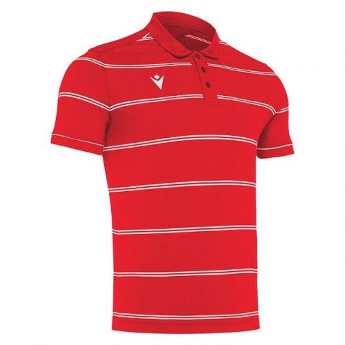 Macron Poloshirt Flamenco rot-weiß gestreift