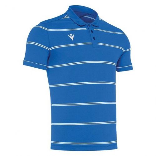 Macron Poloshirt Flamenco royalblau-weiß gestreift