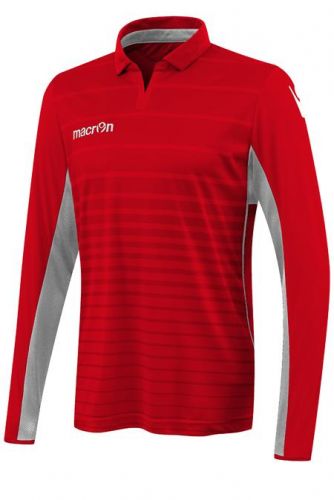 Macron Langarmtrikot Tabit rot-weiß