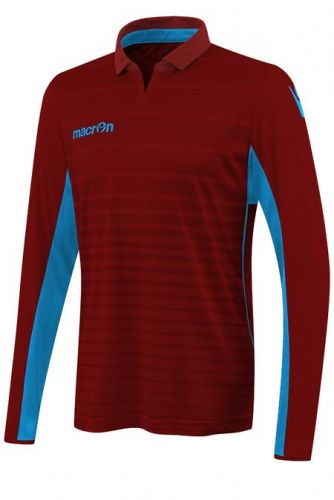 Macron Langarmtrikot Tabit weinrot-hellblau