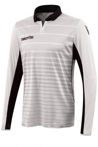 Macron Langarmtrikot weiß-schwarz