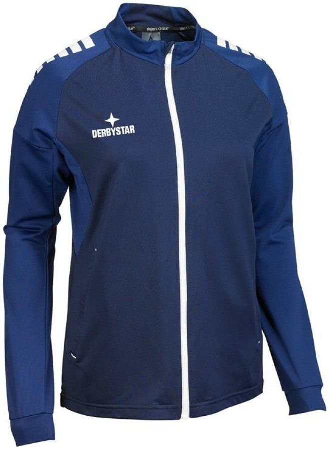 Derbystar Damen Trainingsjacke Madrid navyblau-weiß