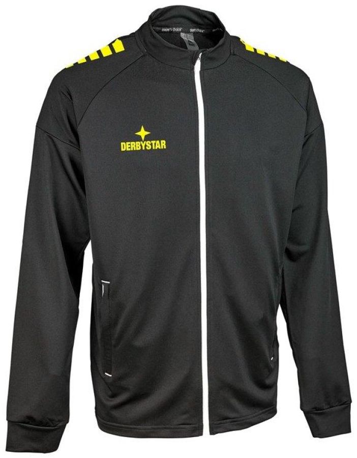 Derbystar Damen Trainingsjacke Madrid schwarz-gelb