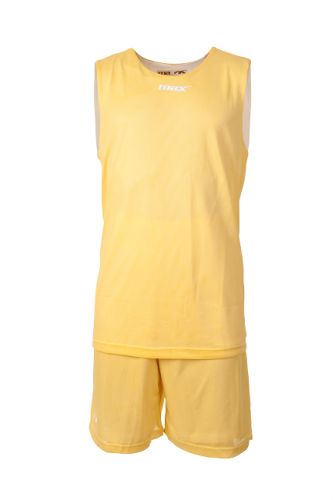 Max Sport Basketball Wendetrikot Double gelb-weiß