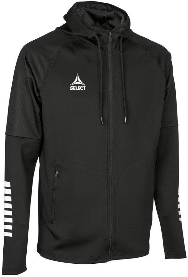 Select Kapuzenjacke Monaco schwarz-weiß