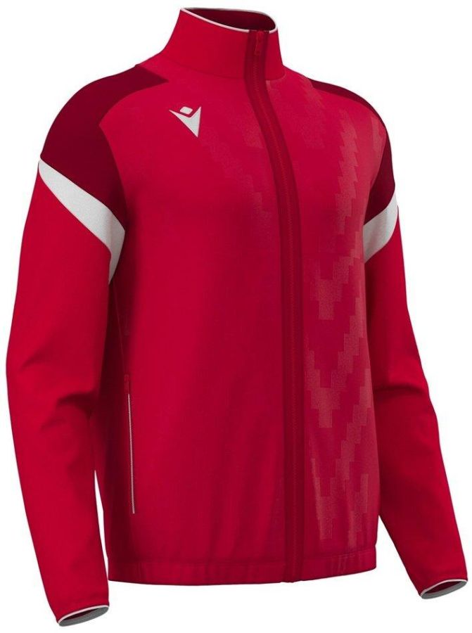 Macron Trainingsjacke Odin rot-weiß